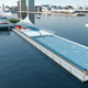 Illustration for article titled Olympic-Sized Pool Boat Is an Instant Tourist Attraction—Just Add Water